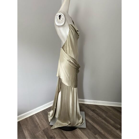 NWT CHRISTOPHER ESBER Verdant Falls Draped Dress Size AU 10 / US 6 $1095 - Picture 8 of 10
